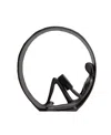 Danya B Contemporary Encircled Female Reader Cast Iron Sculpture Statue In Dark Brown