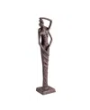 Danya B Embracing Couple Cast Iron Sculpture In Dark Brown