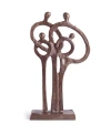 Danya B . Family Of 4 Ring Of Love Cast Bronze In Dark Brown