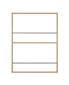 Danya B Steiner Square Modern 2-tier Kids Book Or Toy Figure Display Unit Wall Mounted Bookshelf With Contra In Beech