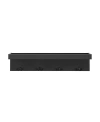 Danya B Wall Mounted Entryway Coat Rack With Decorative Ledge Shelf And Hooks In Black