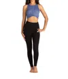Danznmotion Gracelle Twisted Bra Top In Bijou Blue In Multi