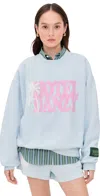 Danzy Crew Sweatshirt Blue In Blue