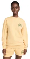 DANZY GRAPHIC CREW SWEATSHIRT FADED YELLOW