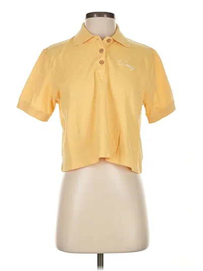 Pre-owned Danzy Short Sleeve Polo Shirt In Yellow