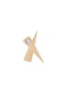 Daou 18kt Yellow Gold Kiss Diamond Earring In Gold