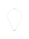 Daou 18kt Yellow Gold Kisses Diamond Necklace In Gold