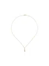 Daou 18kt Yellow Gold Spark Diamond Convertible Necklace In Gold