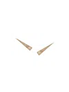 Daou 18kt Yellow Gold Spark Diamond Earrings In Gold