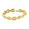 Daphine D Steffi Panthere Bracelet Gold Plated In Black