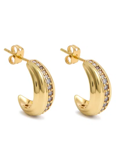 Daphine Ella 18kt Gold-plated Hoop Earrings