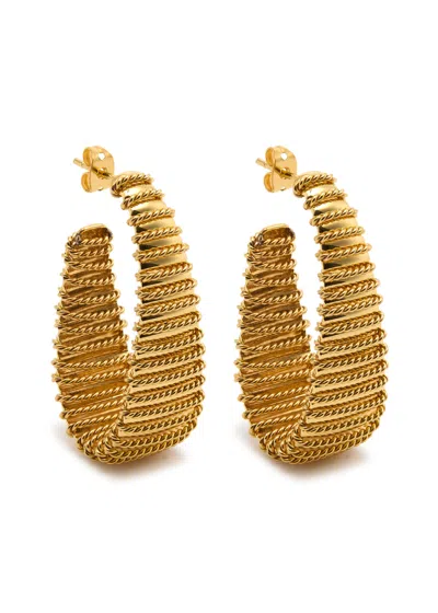Daphine Lea 18kt Gold-plated Hoop Earrings