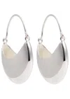 Daphine X Monikh X Monikh Dale Rochelle Hoop Earrings In Silver