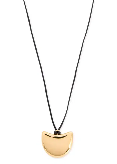 Daphine X Monikh X Monikh Dale Singh Cord Necklace In Metallic