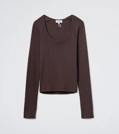 Daphne The Goodnight Long Sleeve In Brown