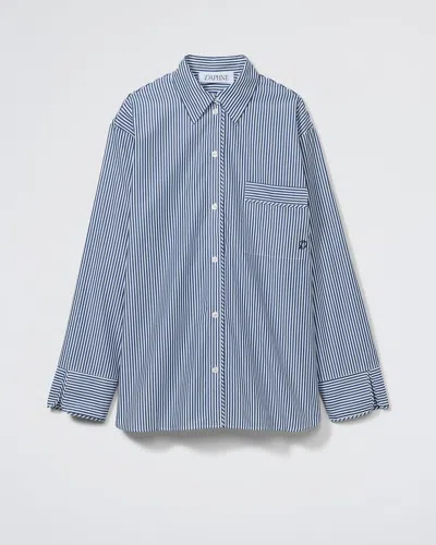 Daphne The Overnight Shirt In Blue