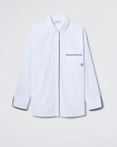 Daphne The Overnight Shirt In Gray