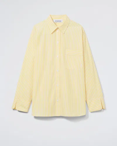 Daphne The Overnight Shirt In Yellow