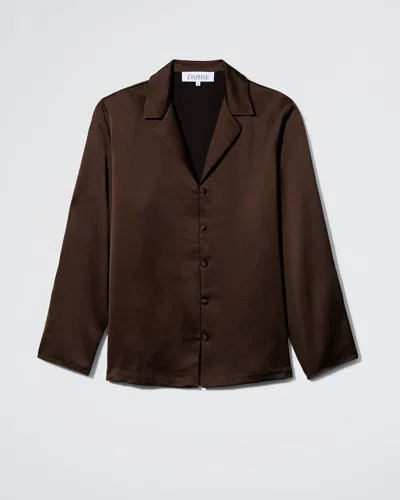 Daphne The Plus One Shirt In Brown
