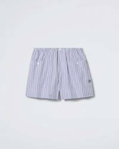 Daphne The Shut Eye Boxer In Robin Stripe