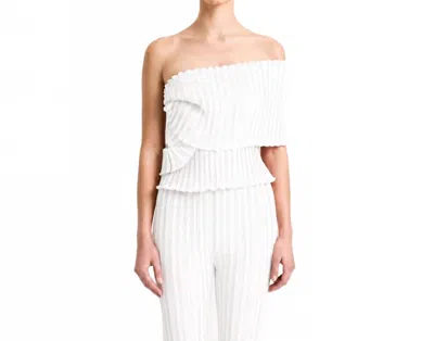 Daphne Valente Delos Top In White