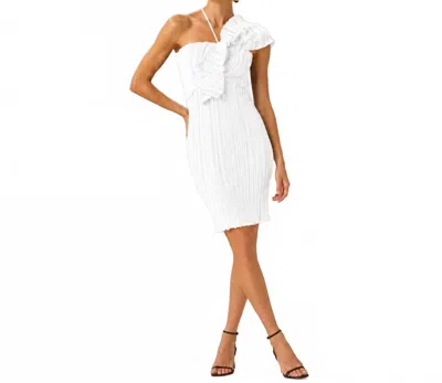 Daphne Valente Ergon Mini Dress In White