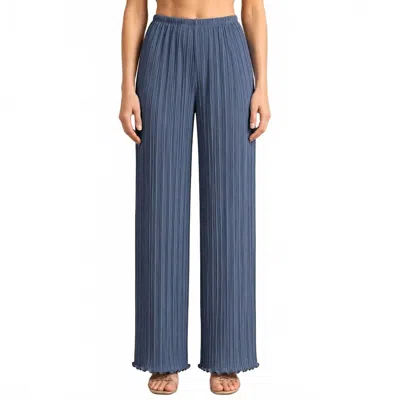 Daphne Valente Iris Trousers In Denim In Multi
