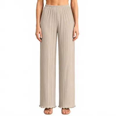 Daphne Valente Iris Trousers In Stone In White