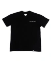 Dapper Boi Black Db Drop Shoulder Tee In Black