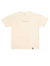 Dapper Boi Cream Essential Drop Shoulder Tee In Cream