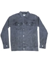 Dapper Boi Grey Denim Jacket In Grey