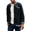 Dapper Boi Limited Edition  Letterman Jacket In Black