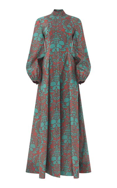 Dar Zéro Studio Exclusive Mock Neck Duster In Animal Print