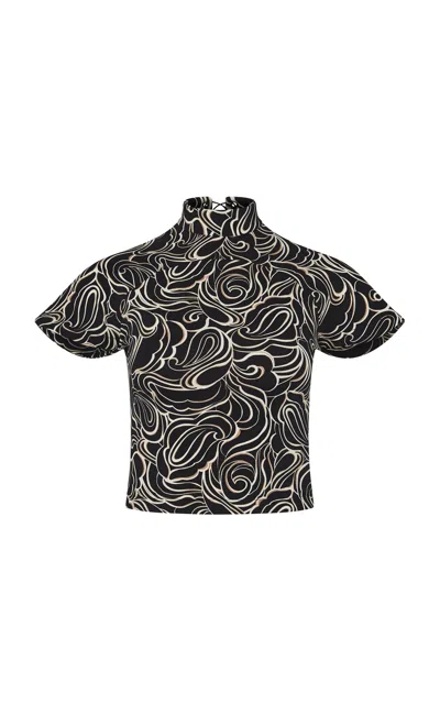 Dar Zéro Studio Neoprene Rashguard Top In Multi