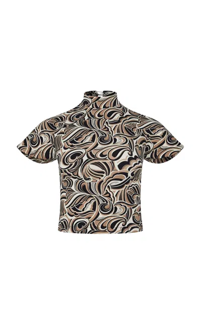 Dar Zéro Studio Neoprene Rashguard Top In Multi