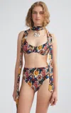 Dar Zéro Studio Printed Underwire Bikini Top In Multi
