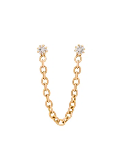 Dara Kaye Waterfall Chain Double Earing In Gold