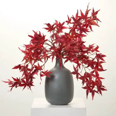 Darby Creek Trading Red Japanese Maple Leaf Fall Tabletop Arrangement