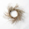 Darby Creek Trading Wispy Twig Round Fall Mini Wreath Or Candle Ring Centerpiece In Brown