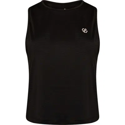 Dare 2b Cropped Sleeveless Crop Top In Black