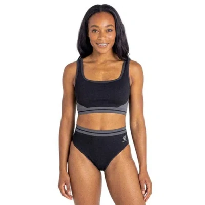 Dare 2b Don´t Sweat It Bikini Top In Black And Charcoal Grey