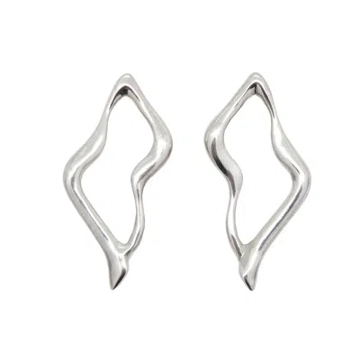 Daria Pacelli Jewelry Women's Silver Polaire Earrings