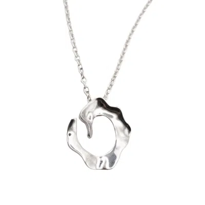 Daria Pacelli Jewelry Women's Silver Spyral - Organic Choker Necklace