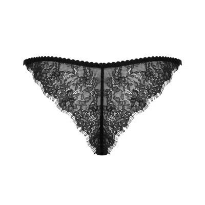 Darily Underwear Women's Adjustable Brazilian Panties Ombre Black