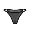 Darily Underwear Women's Adjustable String Panties Noir Black In Black