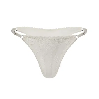 Darily Underwear Women's Adjustable Strings Panties Ombre White