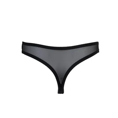 Darily Underwear Women's Black String Panties Base