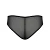 Darily Underwear Women's Brazilian Panties Noir Black In Black