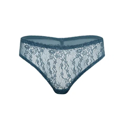 Darily Underwear Women's Brazilian Panties Ocean Light Blue