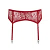 Darily Underwear Women's Garter Belt Flame Red
